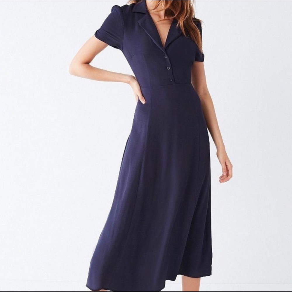 Urban outfitters vintage style blue dress.